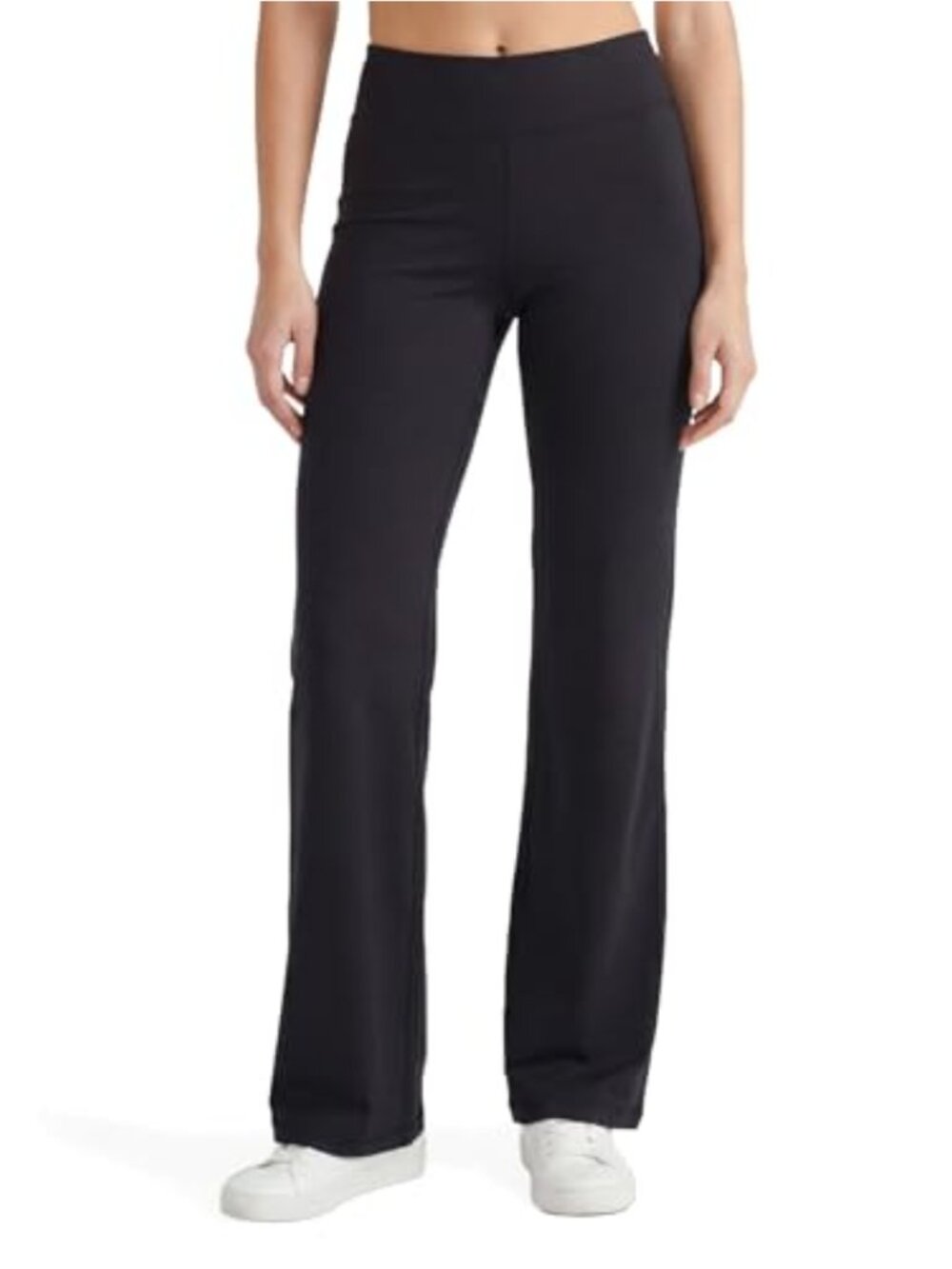 High Rise Flared Yoga Pants Athletic Stretch Comfort Lightweight Pull On